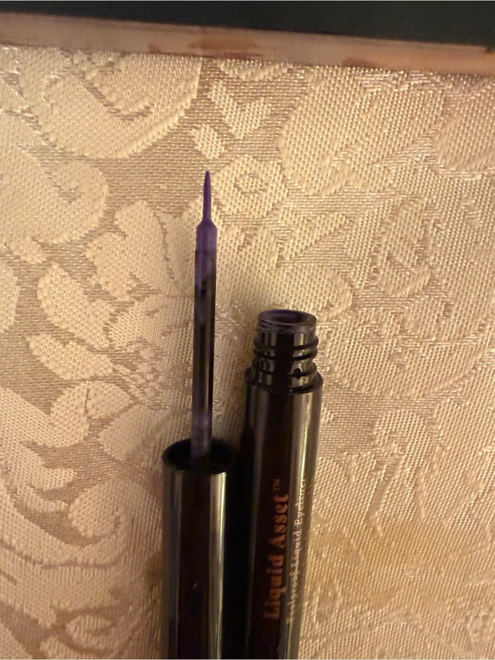 pley Liquid Asset Foolproof Liquid Eyeliner Waterproof Matte Purple 0.05 oz